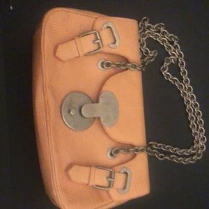 Ralph Lauren Lizard peach purse